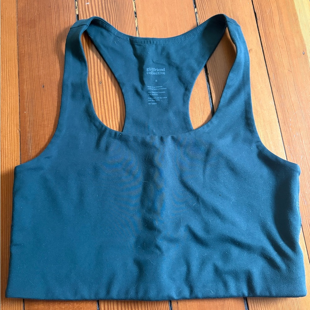 girlfriend collective Moss Green Paloma Bra